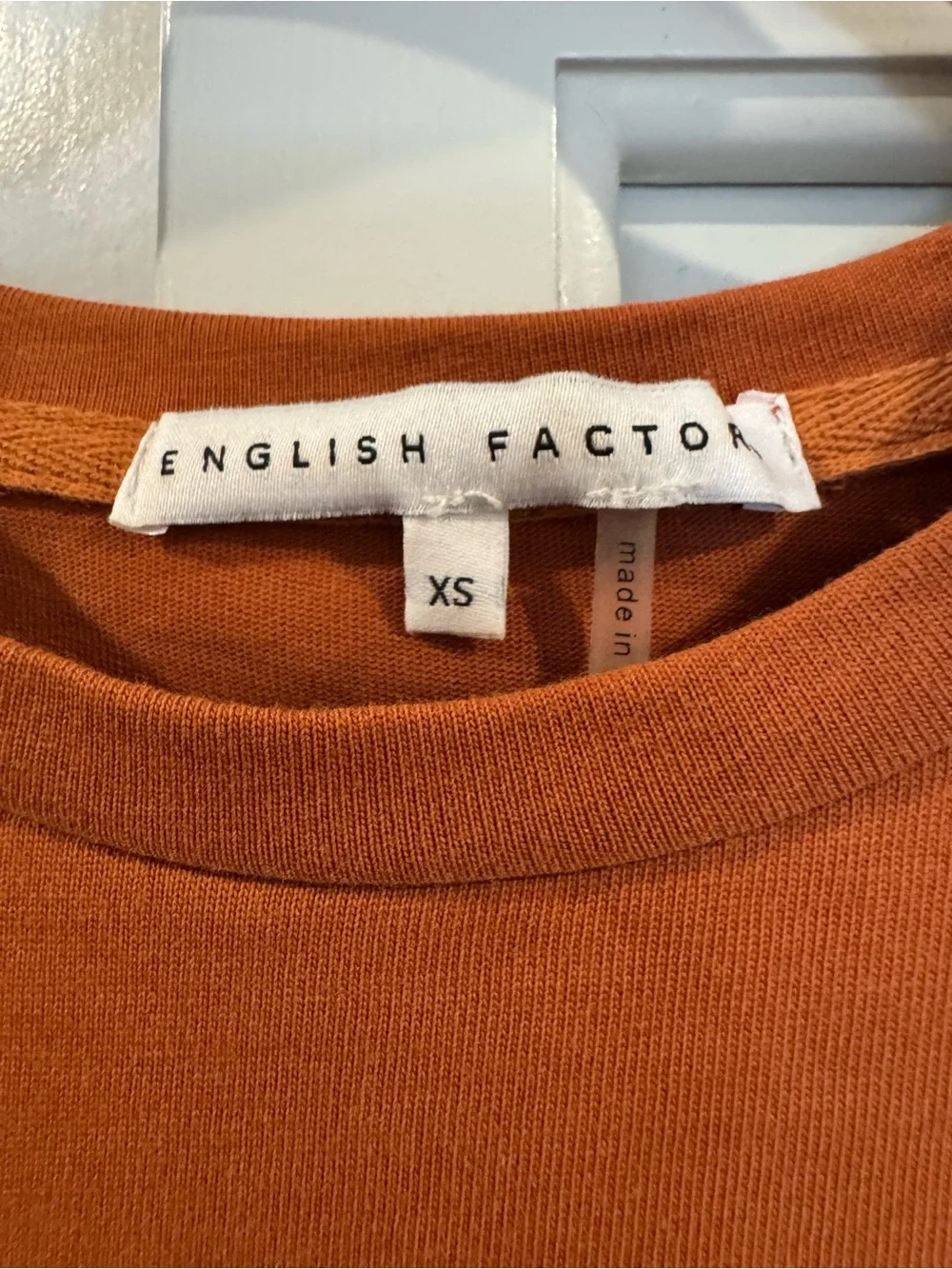 English Factory Rust Ruffle Sleeve Tank Top - Picture 2 of 3